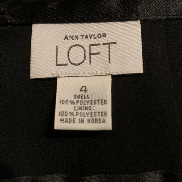 Beautiful Ann Taylor Loft black sequined skirt - Picture 3 of 3